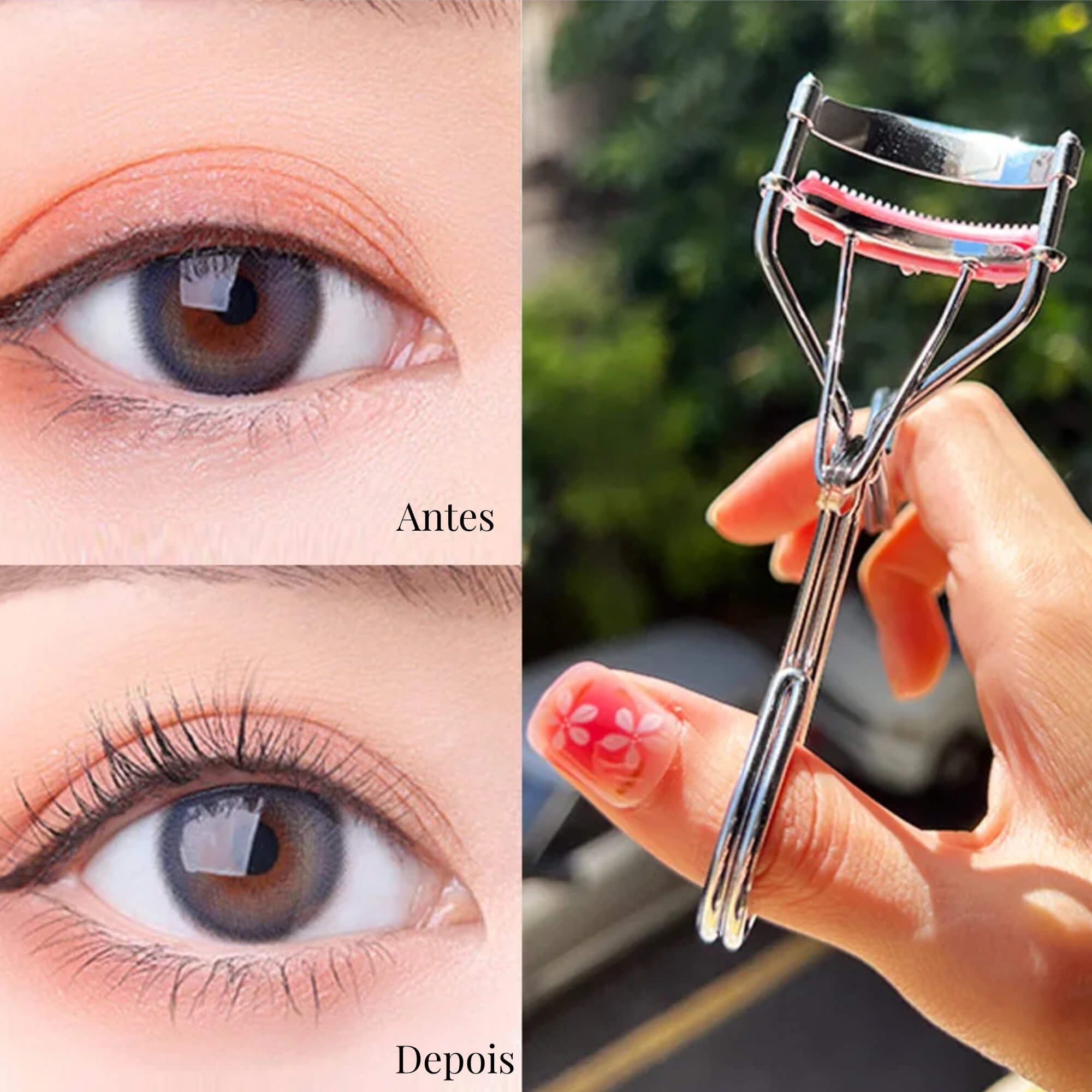 Lash Precision: Curvador de cílios com pente