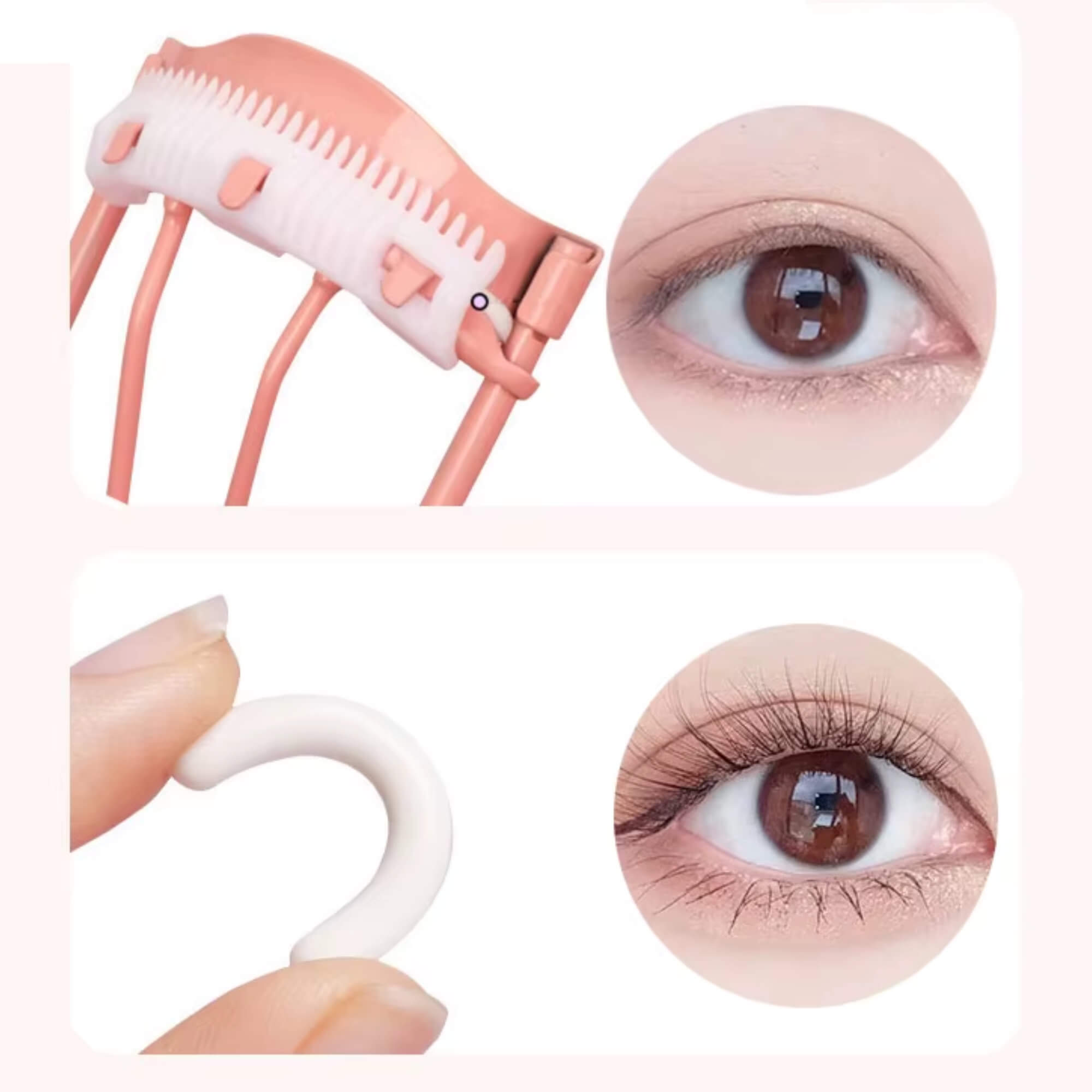 Lash Precision: Curvador de cílios com pente