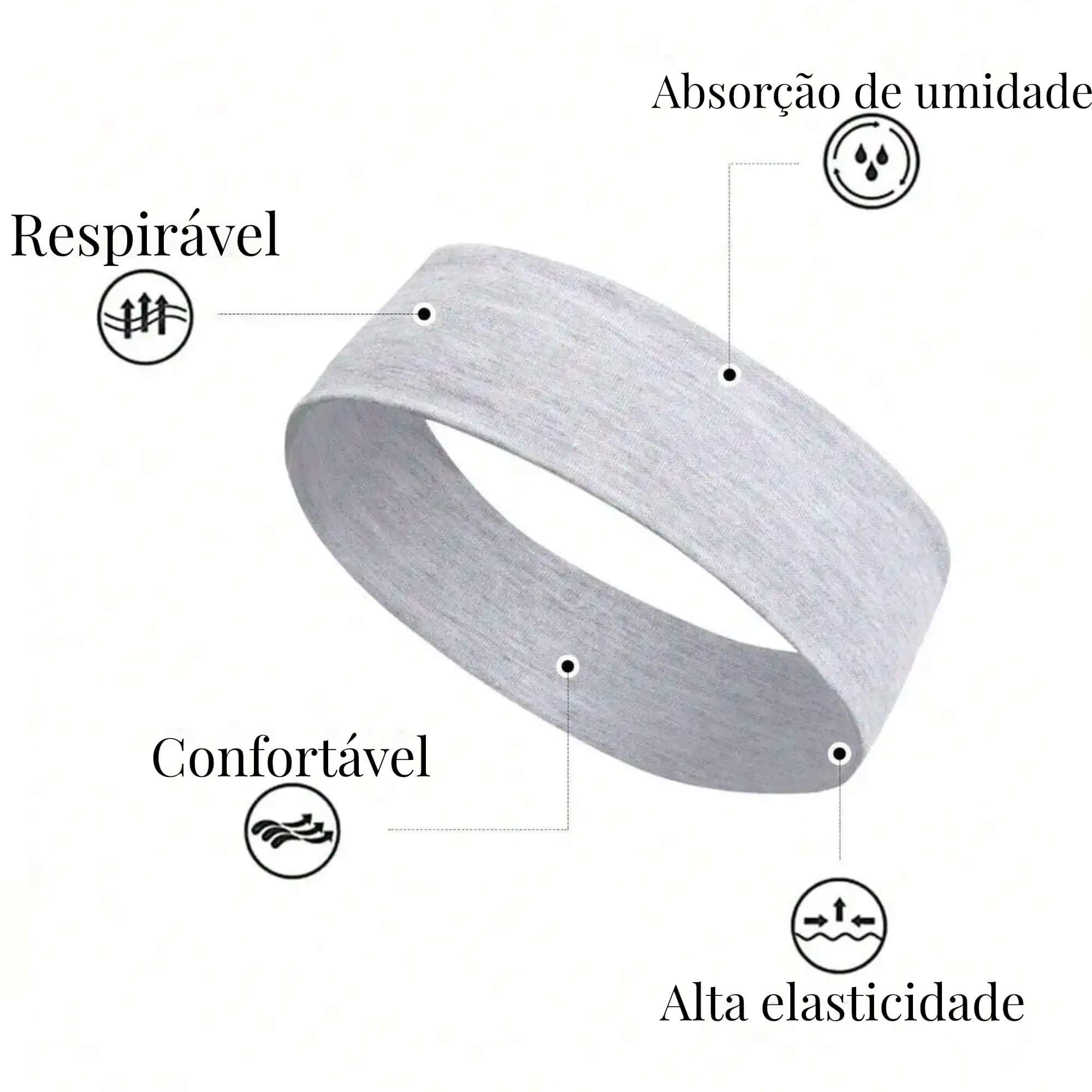SkinSoft Band: Faixa de cabelo para skincare