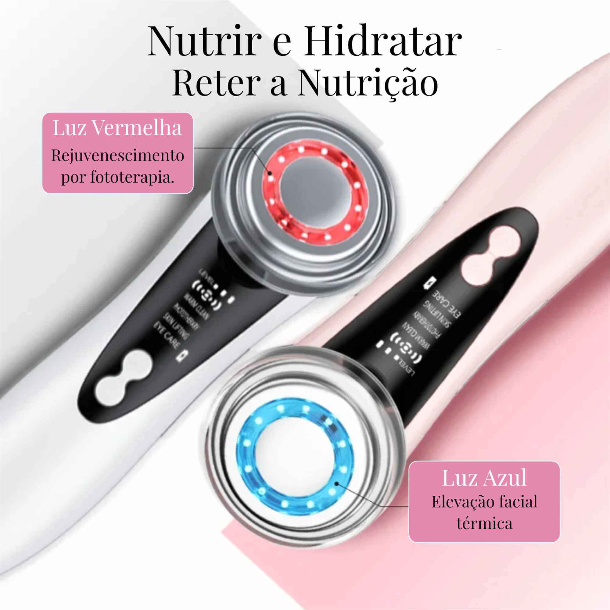 LiftFace Pro: Dispositivo de Fototerapia Facial 4 em 1