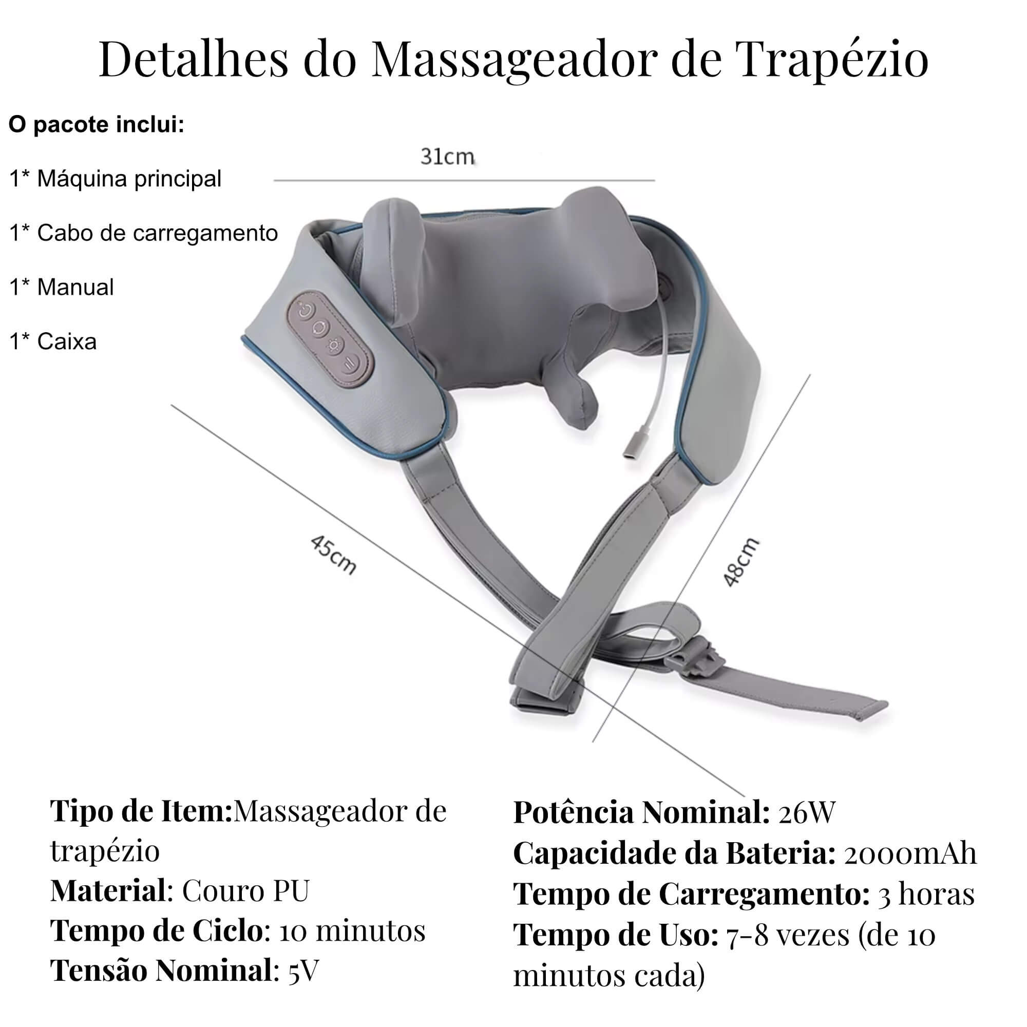 DeepRelax Pro: Massageador