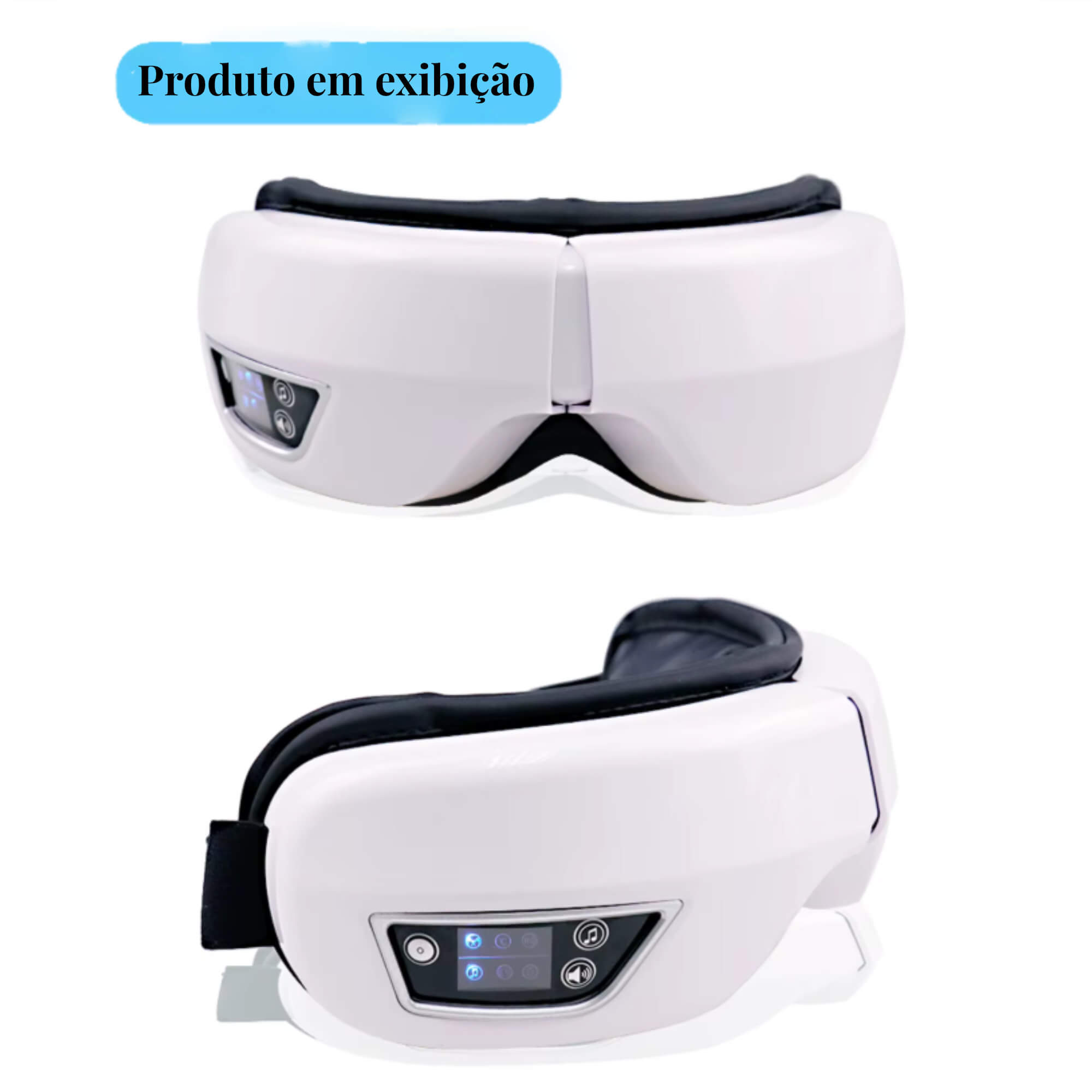 Oculaire 6D: Massageador Ocular Inteligente com Relaxamento Bluetooth
